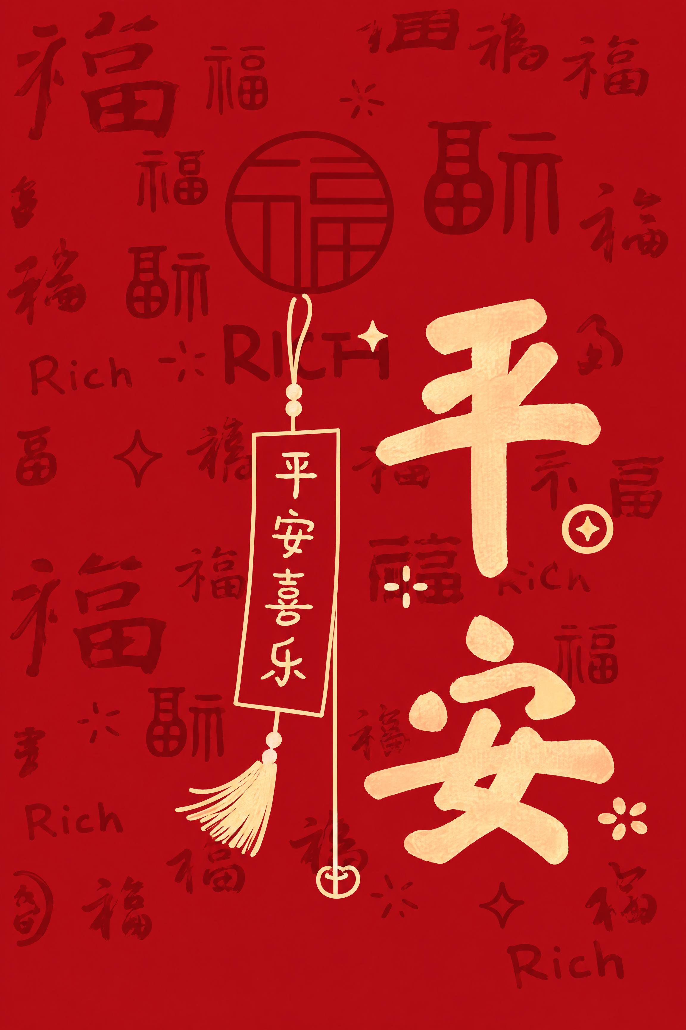 提取图中的门帘图案，去除门帘外的所有环境元素（门框、墙壁、钟表… - 图片创意预览