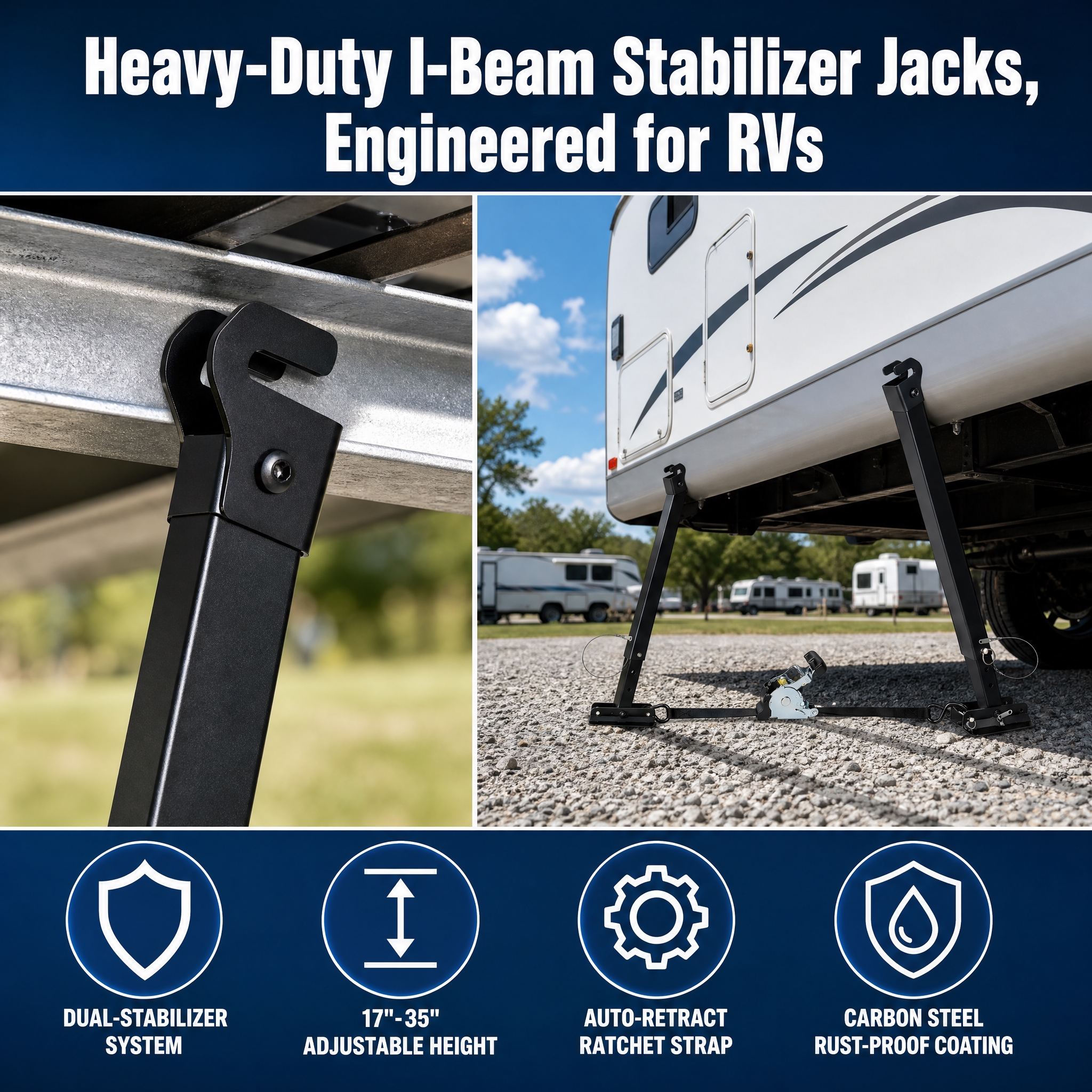 [单张主图] 重型工字梁房车稳定千斤顶（Heavy-Duty… - 图片创意预览