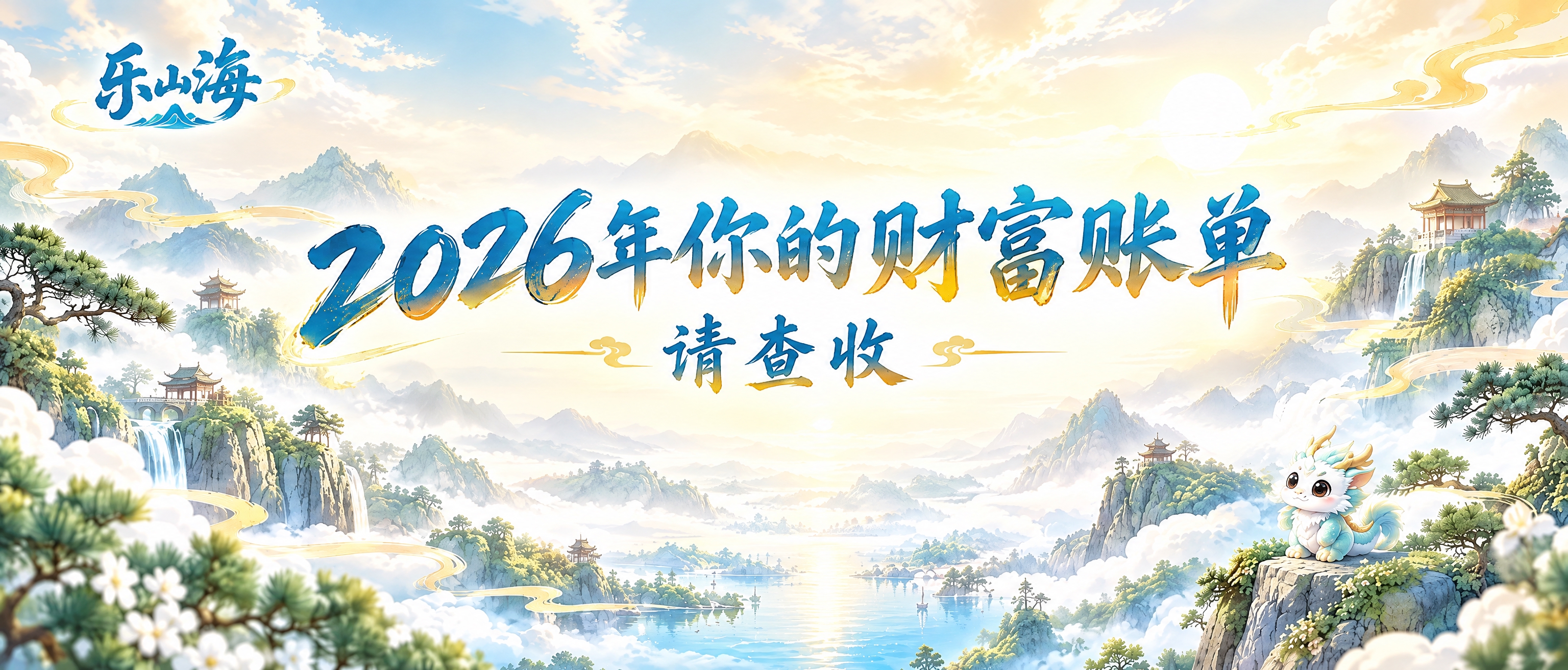 基于这张国风山水插画进行修改：1. 画面比例为21:9超宽幅；… - 图片创意预览