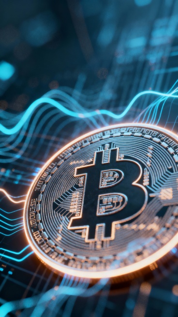 Abstract energy edge crypto background, glowing outlines, controlled motion blur, subtle power waves预览效果