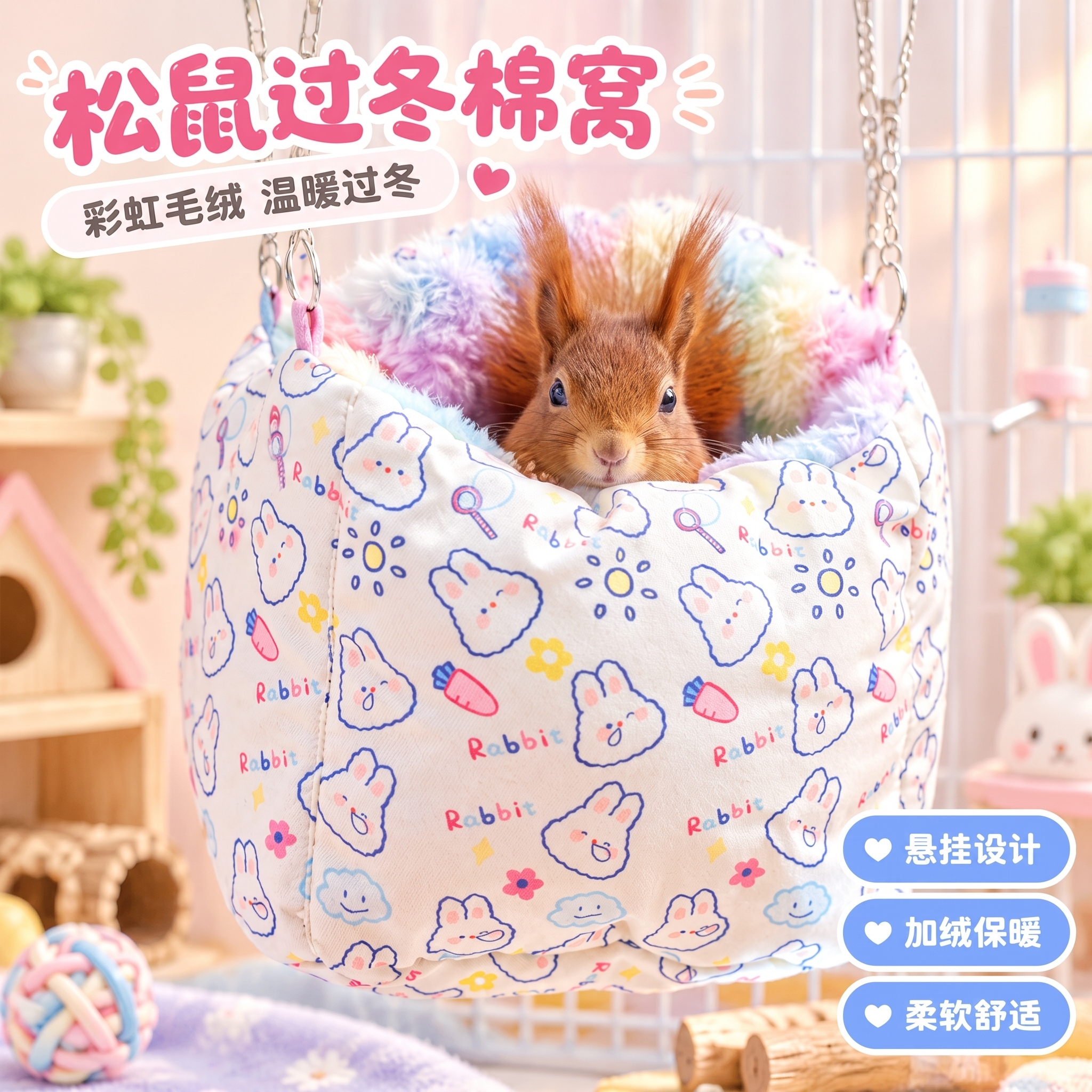 把图片里的松鼠换成红松鼠 - 图片创意预览