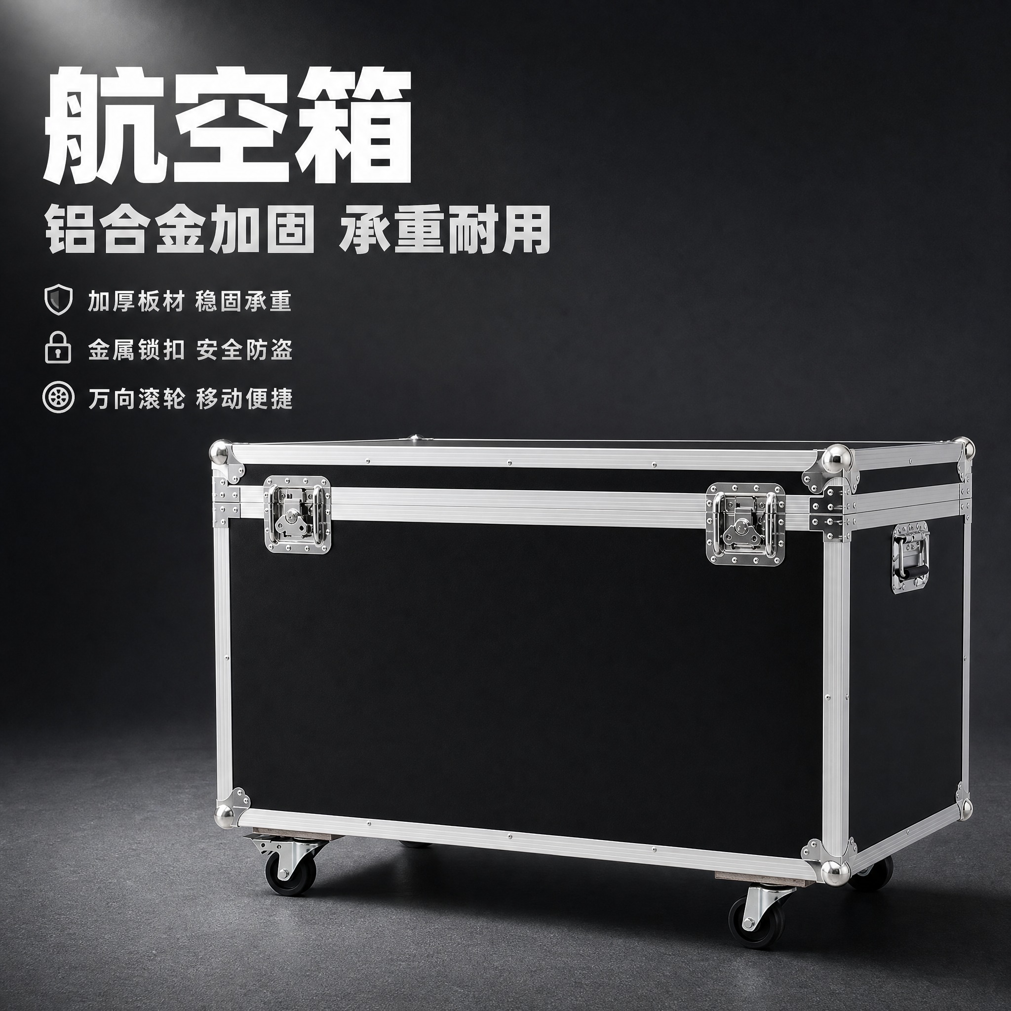 [主图-1] 航空箱 整体展示主图，突出专业耐用品质感。 [统… - 图片创意预览