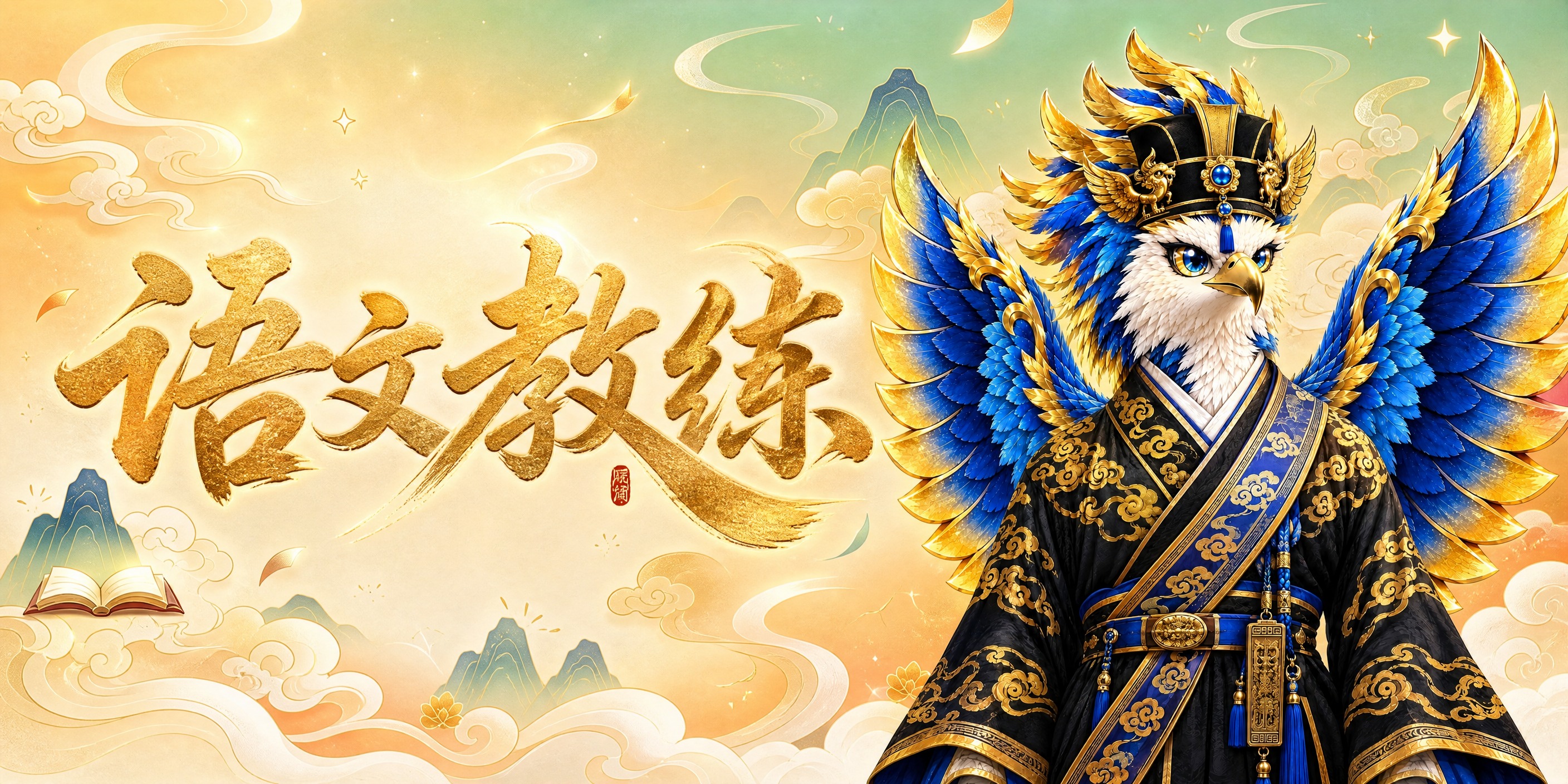 横版海报，宽高比例2:1（宽400高200）。使用图1的国风云… - 图片创意预览