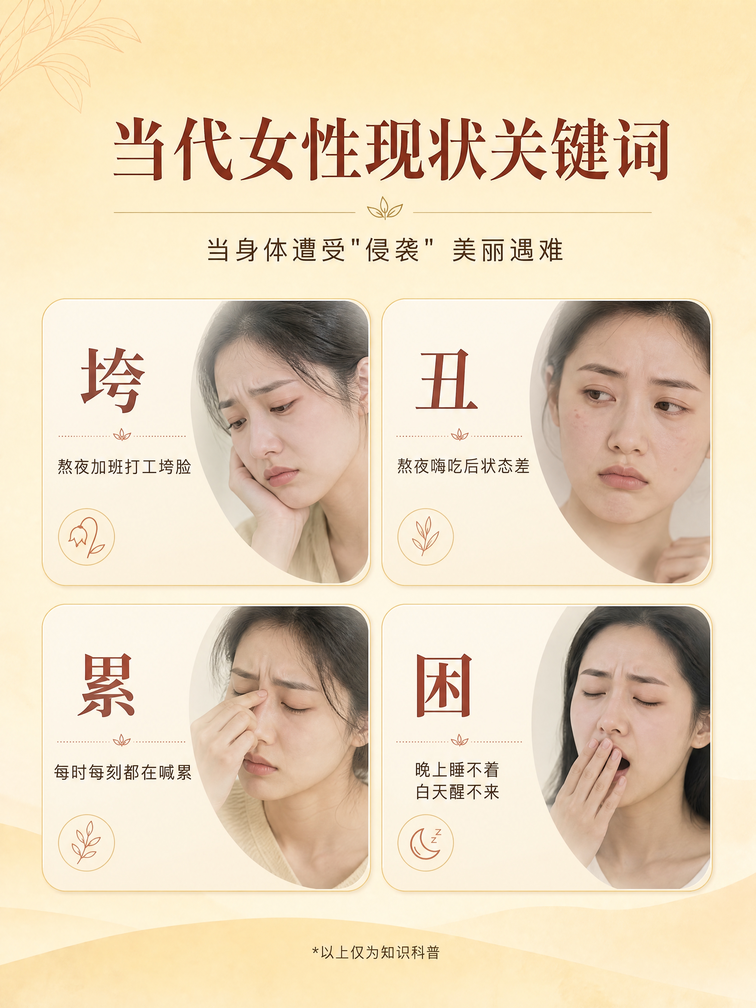 [商品] 本页为痛点共鸣信息页，不使用产品实物图；参考【图2】… - 图片创意预览