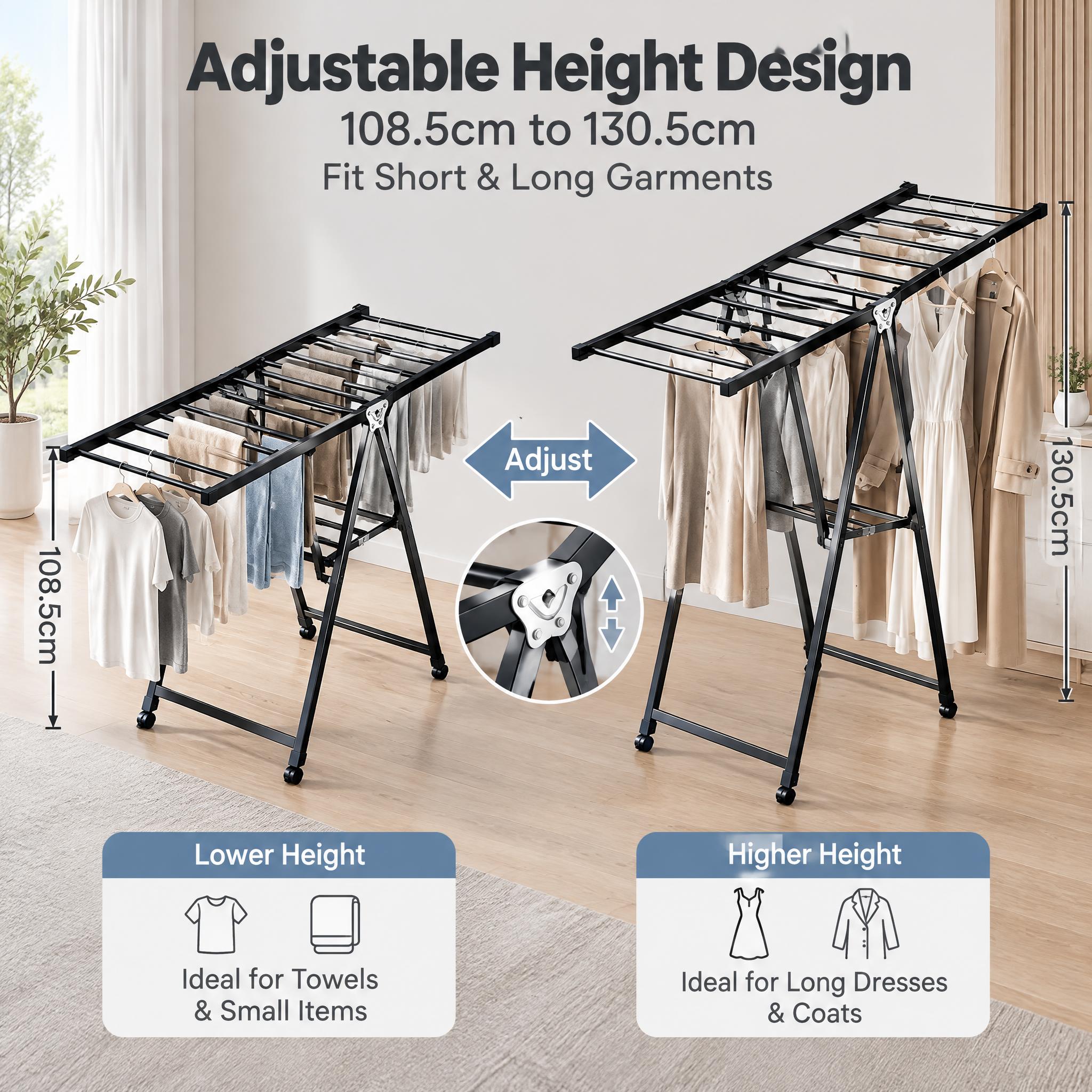 [主图-7] 1.8m Foldable Clothes Dr… - 图片创意预览