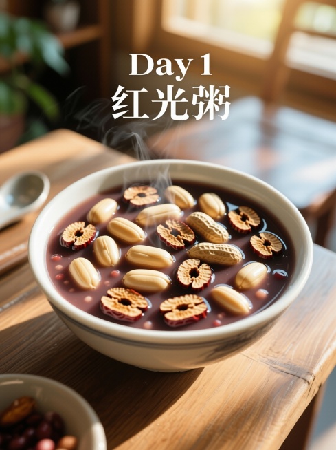图片里面的花生全部剥壳，大枣去核预览效果