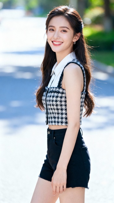 生成30张漂亮小姐姐全身照片预览效果