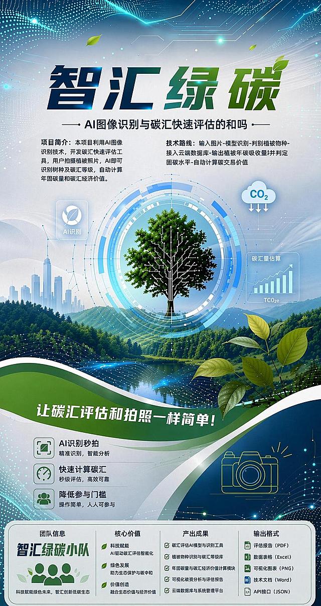 移除海报左右两侧多余的白色空白边，保留所有海报内容、文字和设计元素，保持整体设计完整，让海报内容撑满画布，延续原有的绿色科技风格