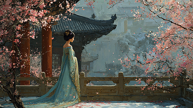 王建的诗句，道尽了薛涛的传奇 用之前生成统一风格