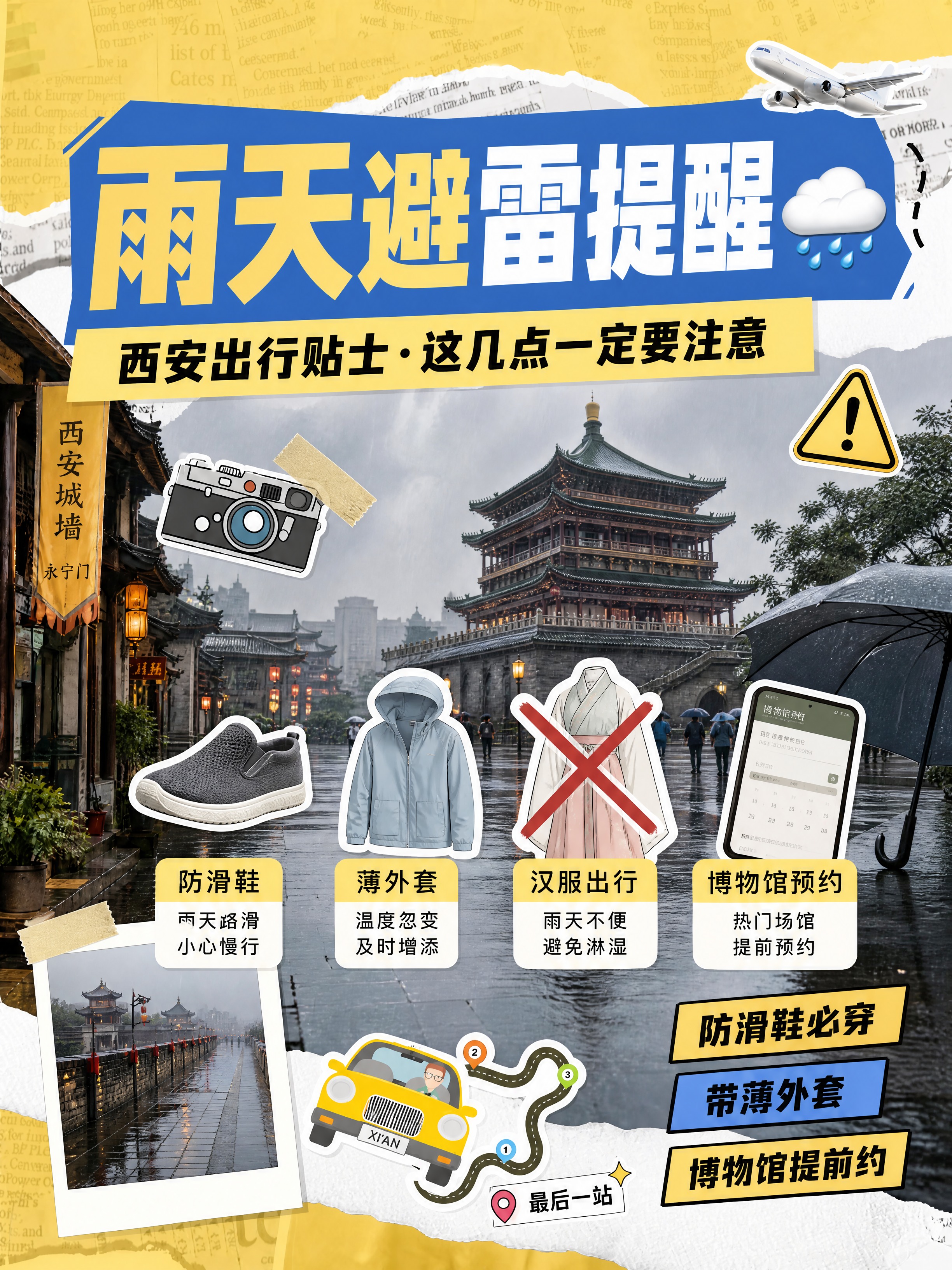 小红书笔记大字封面，配图大字，手账拼贴风，与参考图保持完全一致… - 图片创意预览