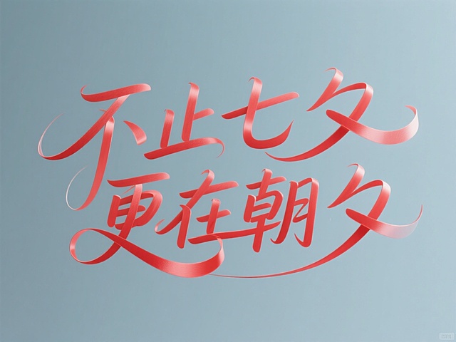 字体 | 不止七夕 更在朝夕