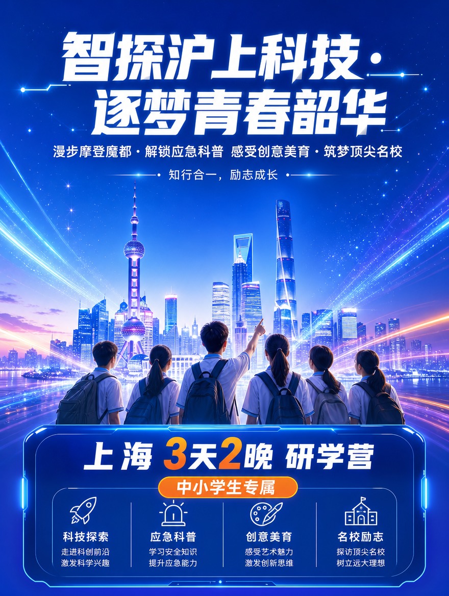 [商品] 无实物商品，教育服务类研学营产品。 [画面] 首屏K… - 图片创意预览