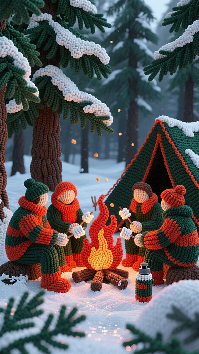 即使天气再冷，有你们在身边都暖