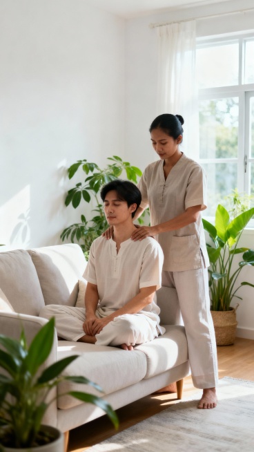生成50张上门泰式按摩图片预览效果