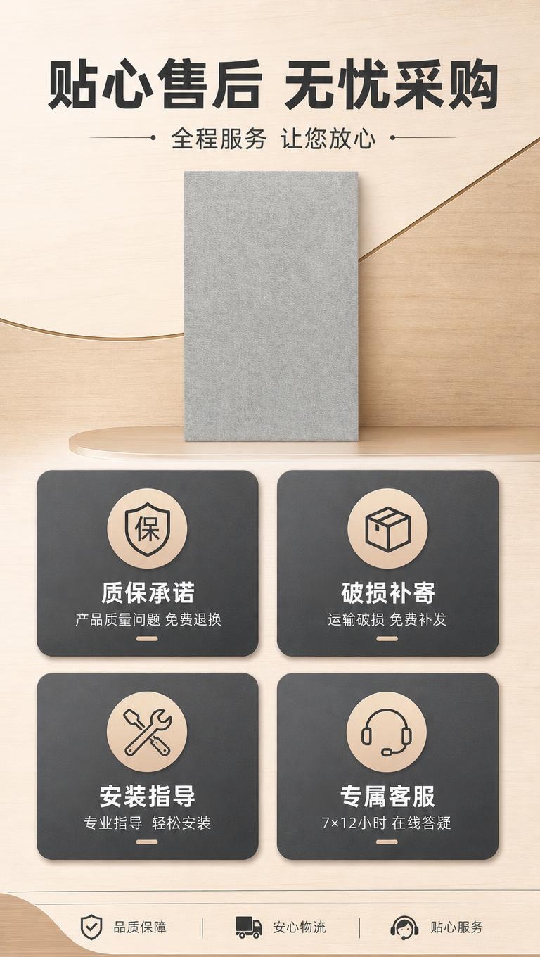 [商品] 使用【图3】背面聚酯纤维吸音板；保留灰色纤维材质和矩… - 图片创意预览