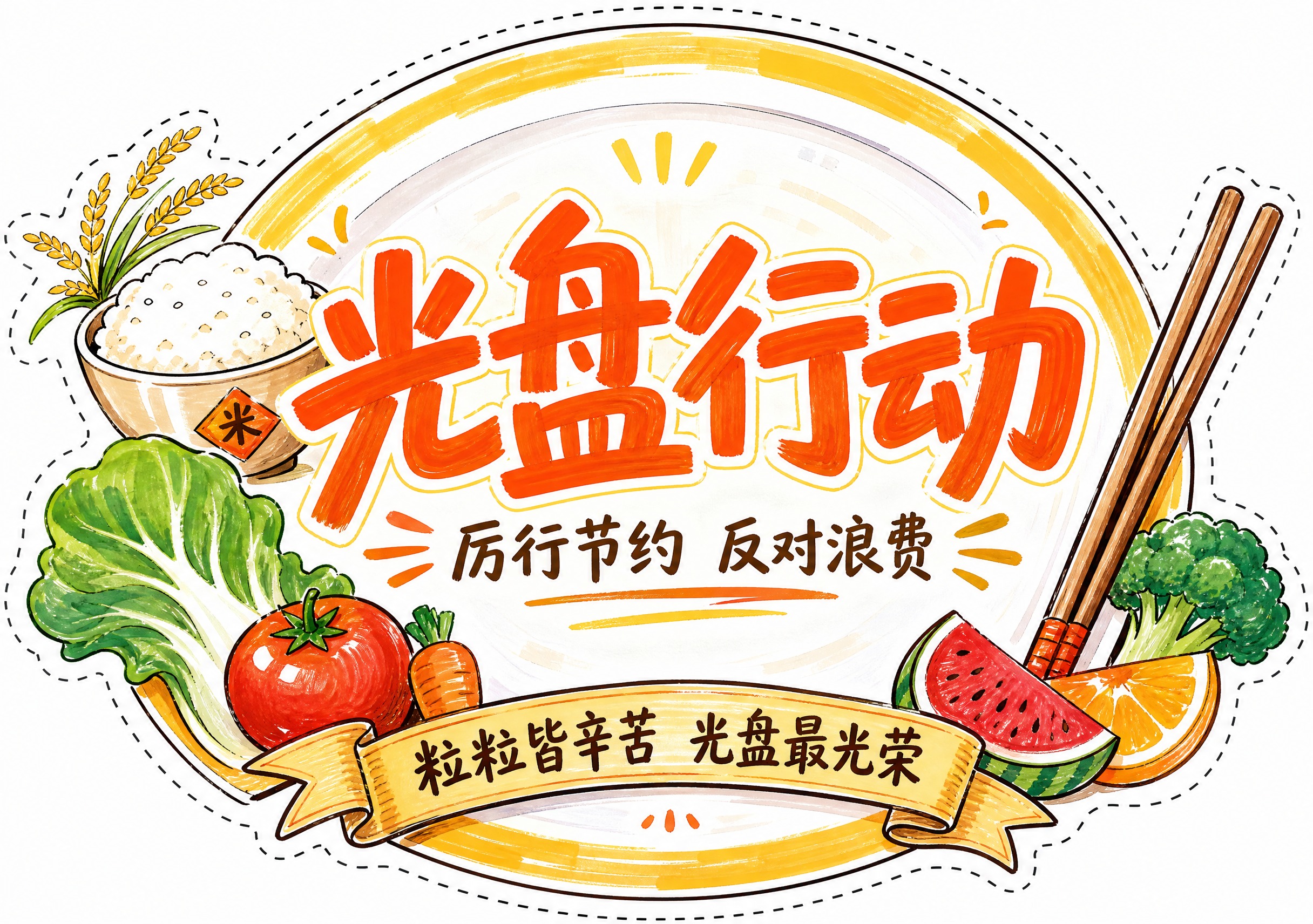 光盘行动主题异形创意卡片设计，横版A4尺寸（297×210mm… - 图片创意预览