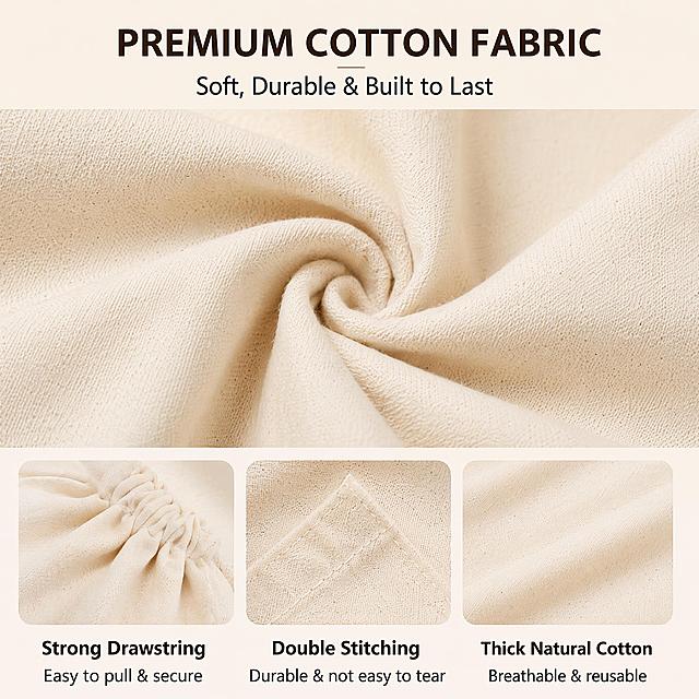 提取图中上方第3个区域的PREMIUM COTTON FABRIC面料介绍图，去掉左上角的序号3，生成1:1正方形图片，保持原图的排版和文字内容不变，原图文案保留完整