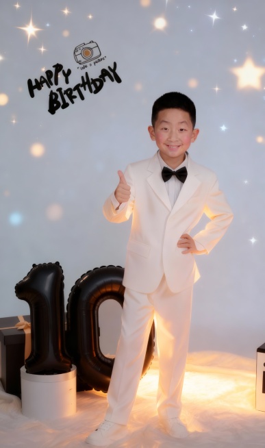 加点灯光效果其他保持不变五官不变预览效果