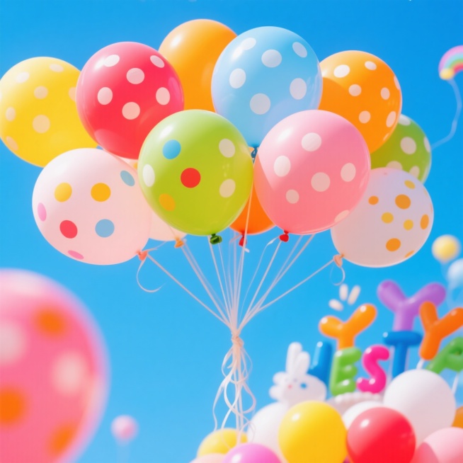 儿童节气球预览效果