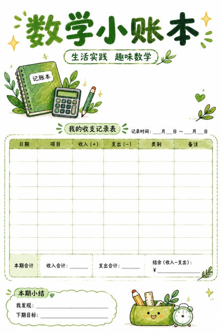 「图片1」 参考此图风格 ，创意暑假，五升六，马克笔风格，白底手绘风，尺寸210*297，寄语篇，创意暑假主题总览 ，暑你精彩暑你博学，故事背诵，数学篇小账本，英语篇，劳动篇，暑你健康暑你神奇，一周天预览效果