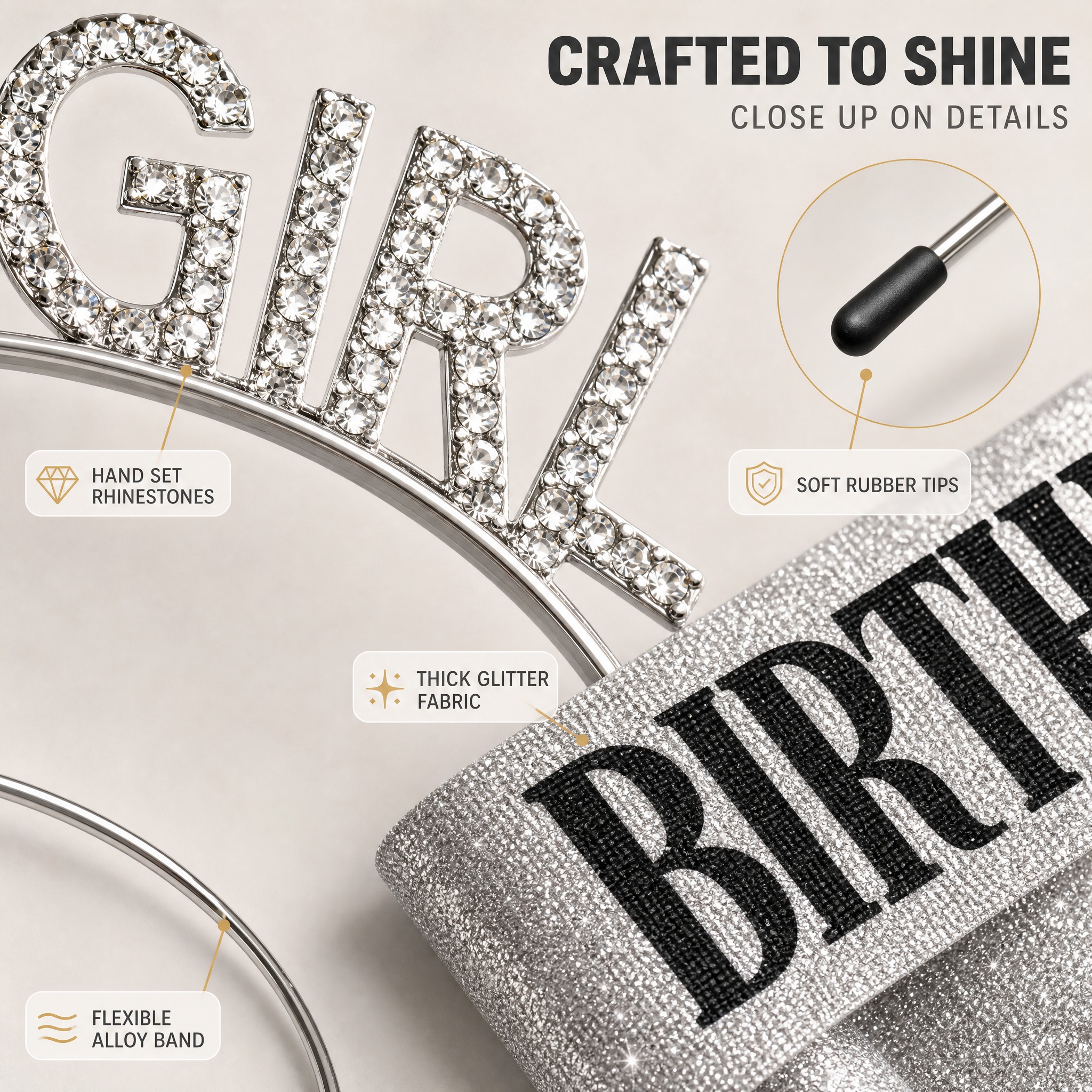 [主图-5] 商品名称：Birthday Girl Crown… - 图片创意预览