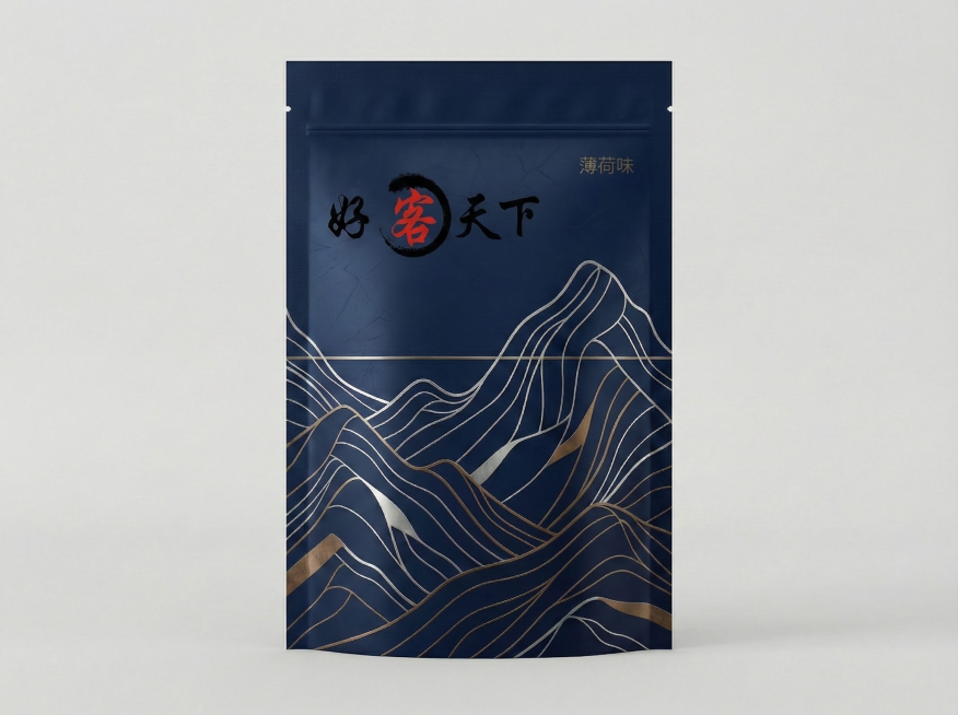 LOGO见附图。
正面提示词：
masterpiece, best quality, ultra-detailed, 8K, professional packaging design flat la预览效果