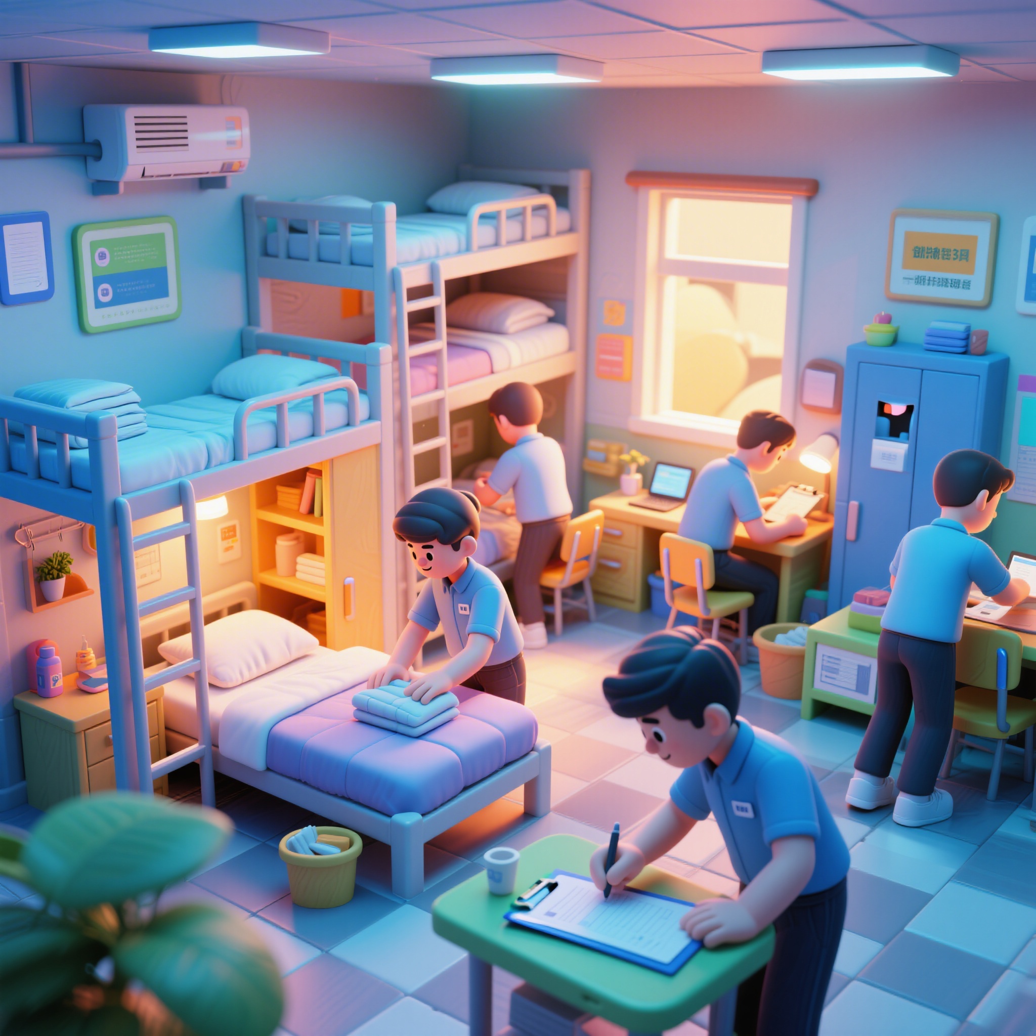 住宿后勤管理 - 图片创意预览