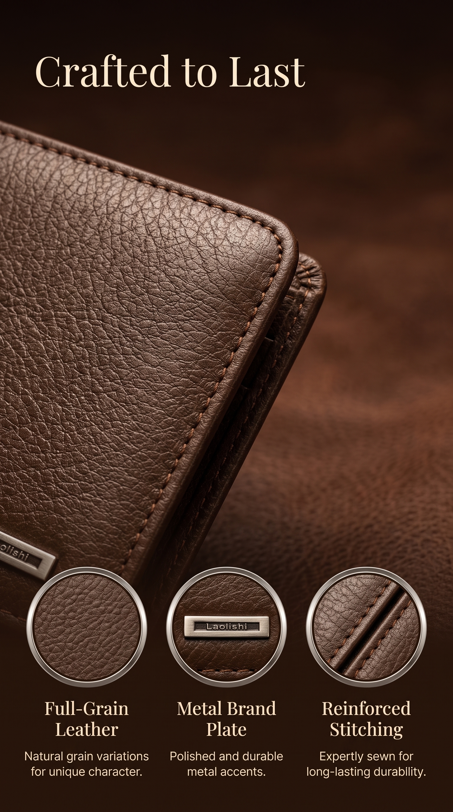 [第3张] 详情页材质工艺页-Premium Leather… - 图片创意预览