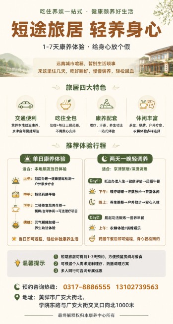 以下为3张同尺寸（80cm宽×150cm高 竖版灯箱）海报文字设计方案，**全部延续全店统一的浅米白+艾草绿+暖木棕+麦金黄配色体系与黑体字规范**，和已有海报视觉完全统一，分别覆盖「长期安居、短期旅预览效果