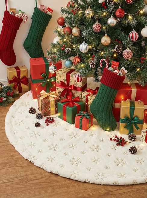 底下的树群不变，更换一下场景圣诞节氛围，尺寸900*1200像素预览效果