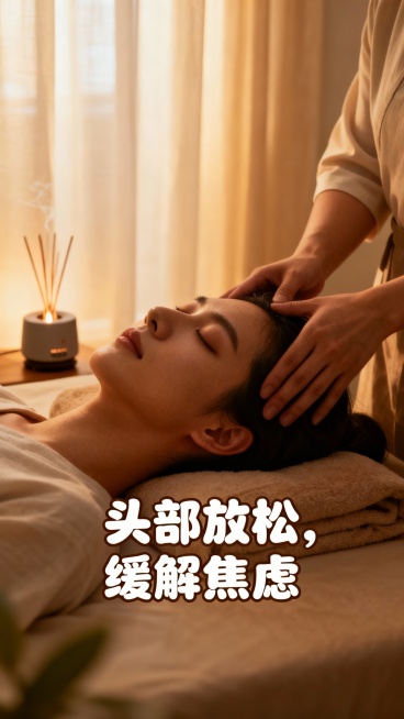 生成50张上门推拿的图片，图片可以加入一些文字,不要卡通的预览效果