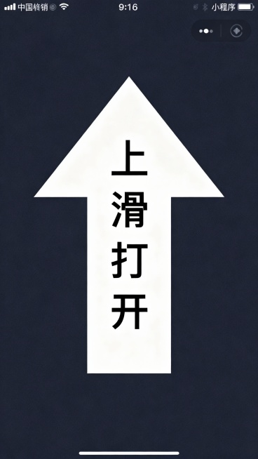 生成竖版引导海报，9:16比例，简洁扁平化风格；中心是大型箭头，箭头内垂直排列文字“上滑打开”；
整体视觉清晰、引导性强，生成10张预览效果