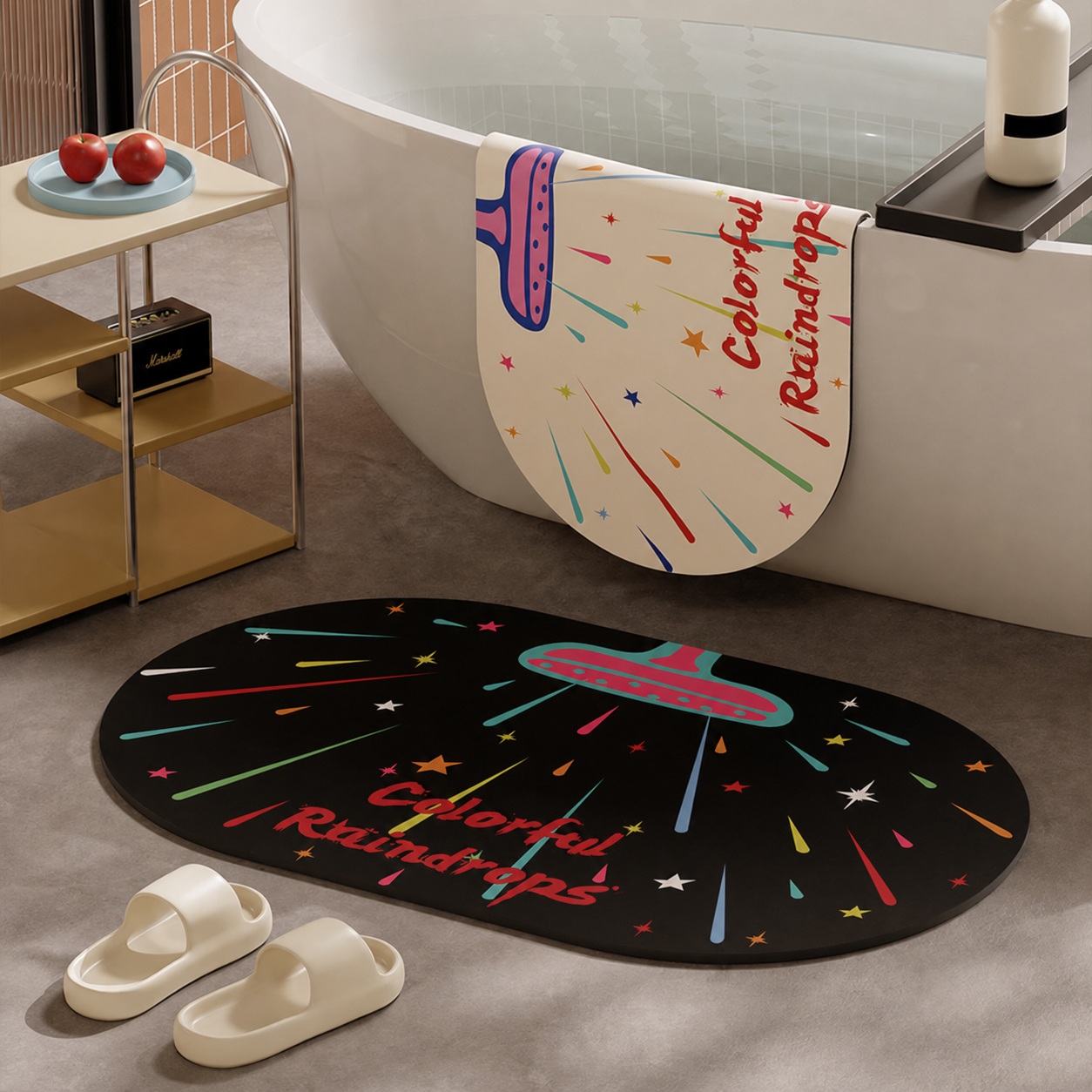 去除图片左上角的'MOMOS RUG'英文logo文字，其余画… - 图片创意预览