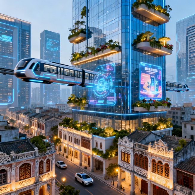 生成4张宣传广东省普宁市家乡文化的图片，如风景，人文，未来预览效果