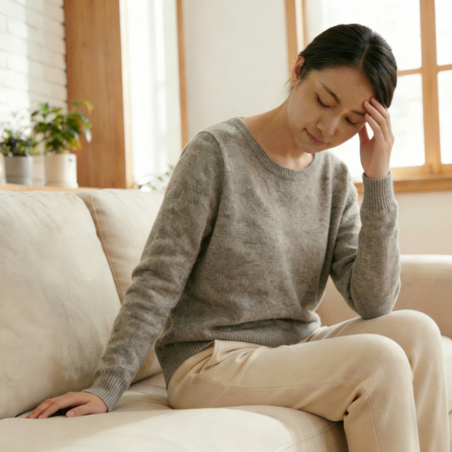 模仿第二张参考图，修改这件毛衣为更宽的圆领口，保持原图整体姿势、场景、所有细节不变，毛衣材质颜色不变预览效果
