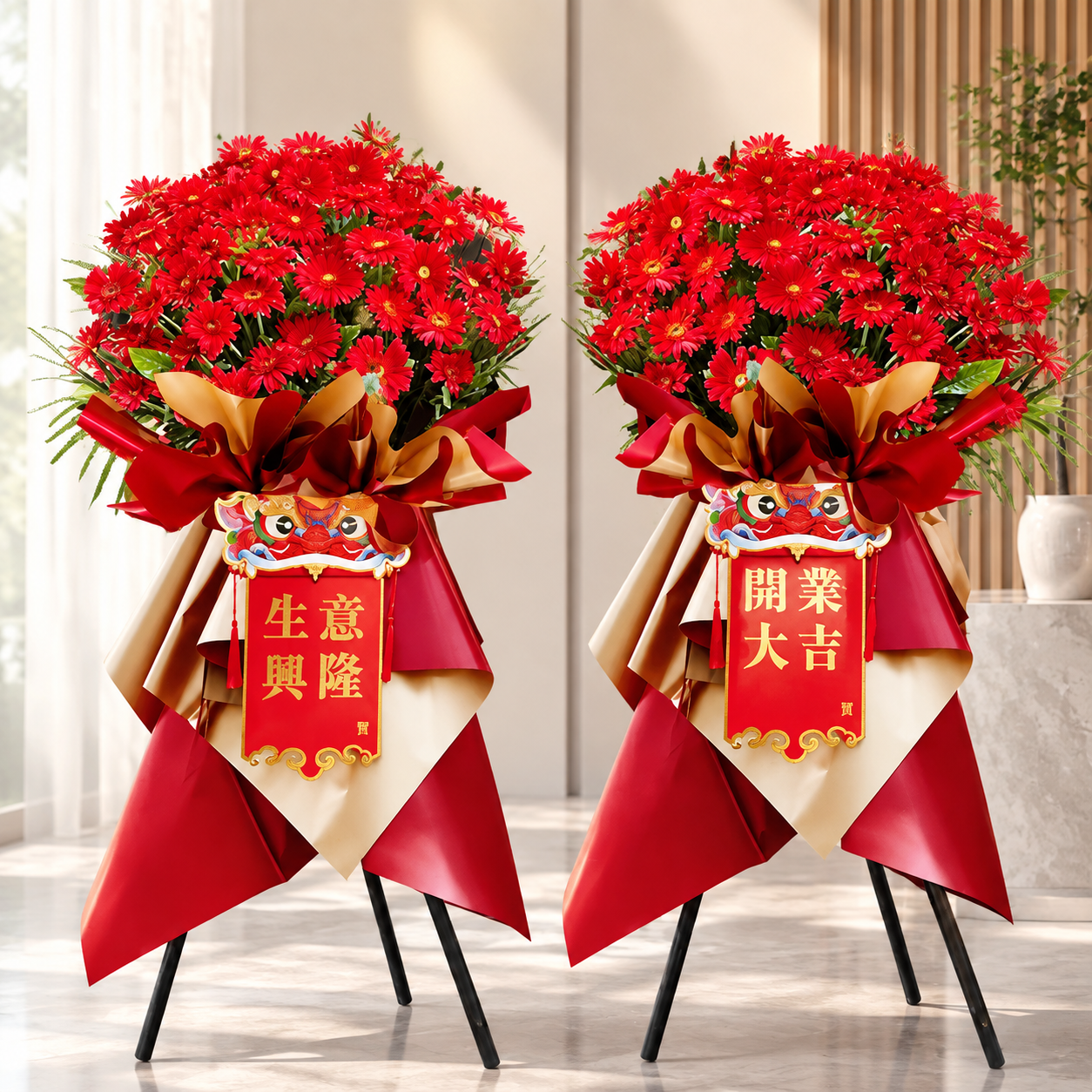 去掉花束最上面的插牌，保留花束花材、包装、丝带和整体构图完全不… - 图片创意预览