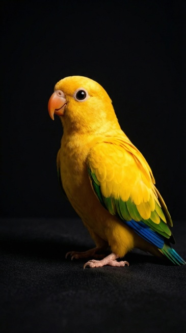 将图中的背景改为黑色光影，保持画面的和谐预览效果