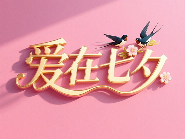 字体｜爱在七夕