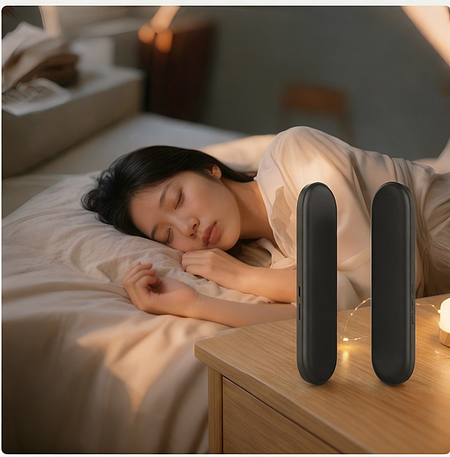 不要图片中的所有文字内容，也不要图片下方的黑色矩形框，只需要场景，场景中的女士换一个人