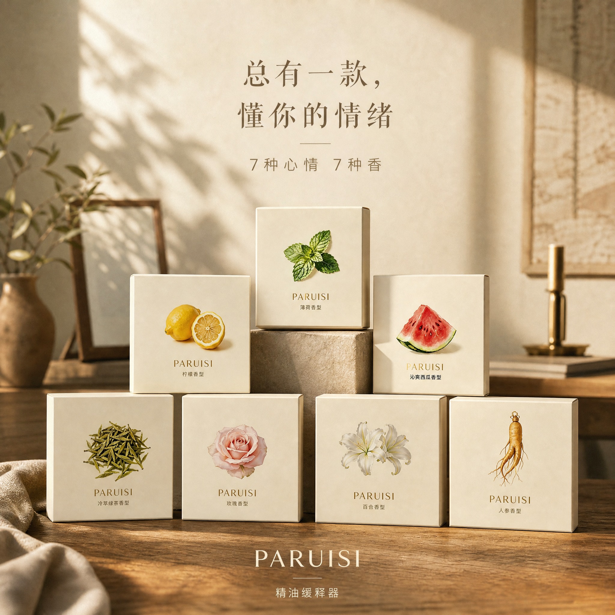 【10秒暂停键 · 彩蛋图（电影感版）】PARUISI精油缓释… - 图片创意预览
