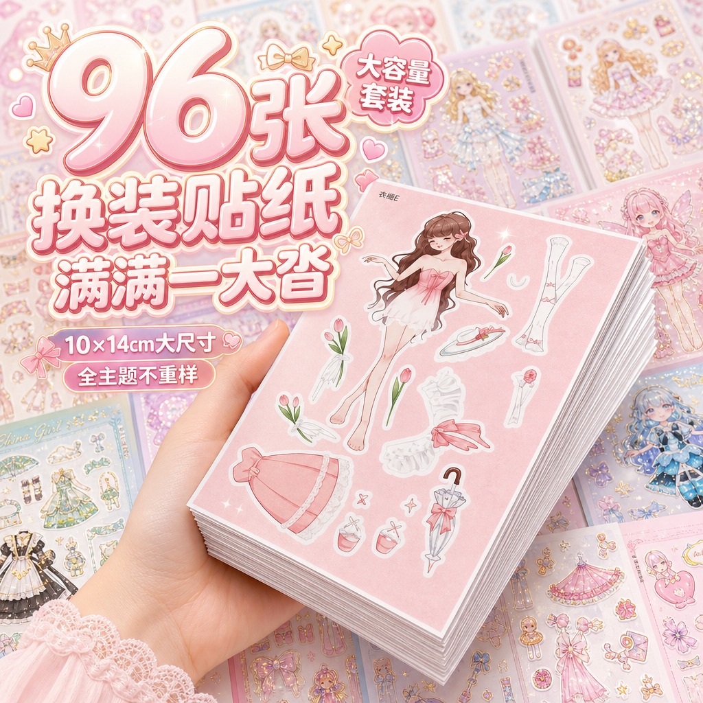 1:1竖版电商主图首图，甜美可爱软萌少女风，明亮通透的马卡龙浅… - 图片创意预览