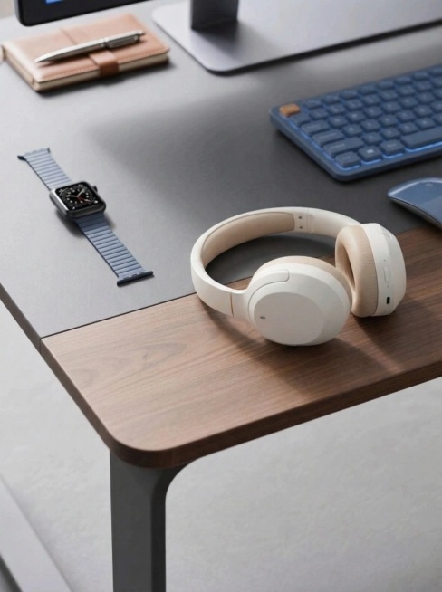 把图1、图2的元素合理放置在图3的场景中，和图3的物品一起呈现预览效果