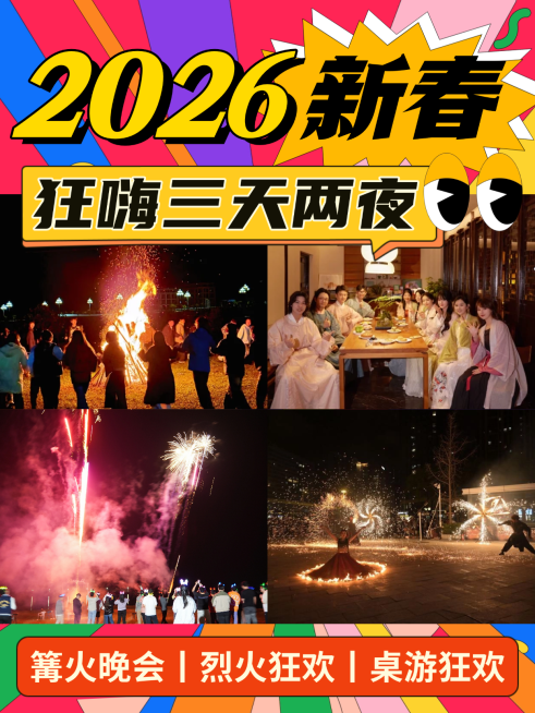 新春跨年活动攻略小红书封面预览效果