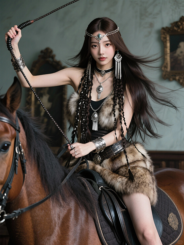 神山下，勇敢部落的圣女