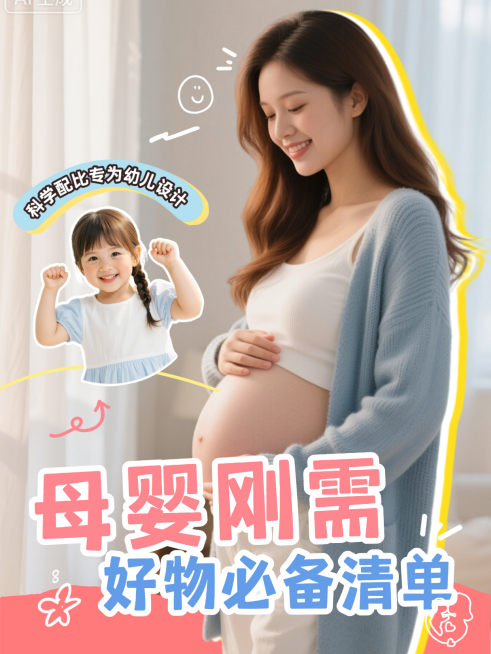 母婴-小红书视频号封面预览效果