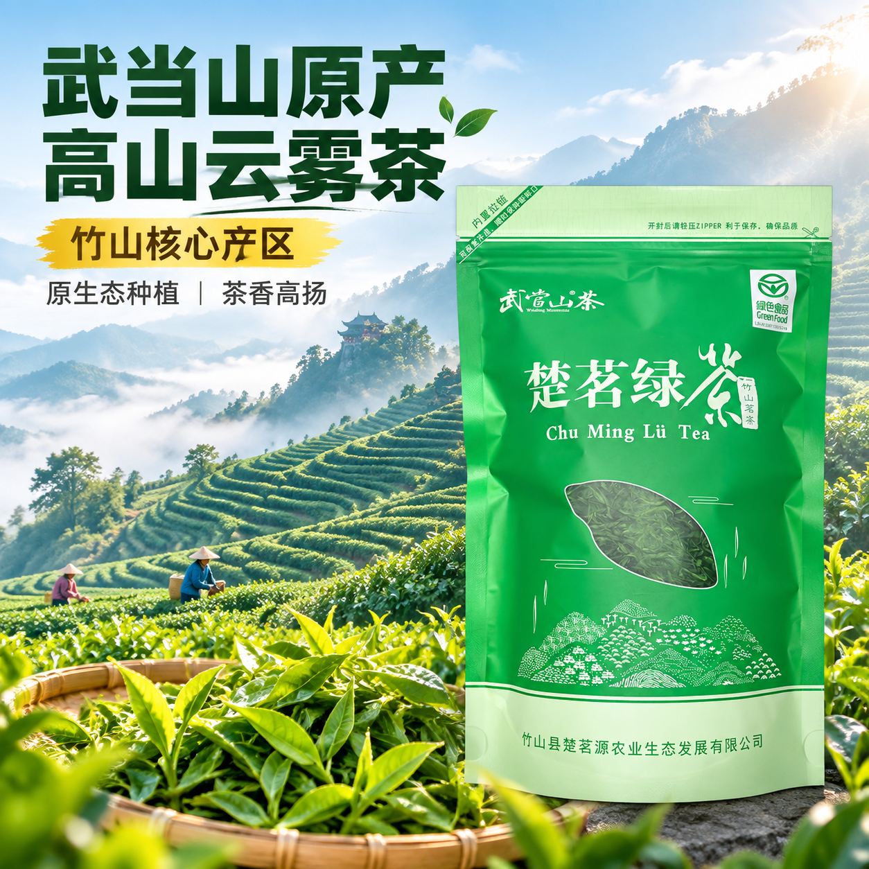 [主图-2] 产地溯源 武当山高山茶园 核心产区好茶 建立信任… - 图片创意预览