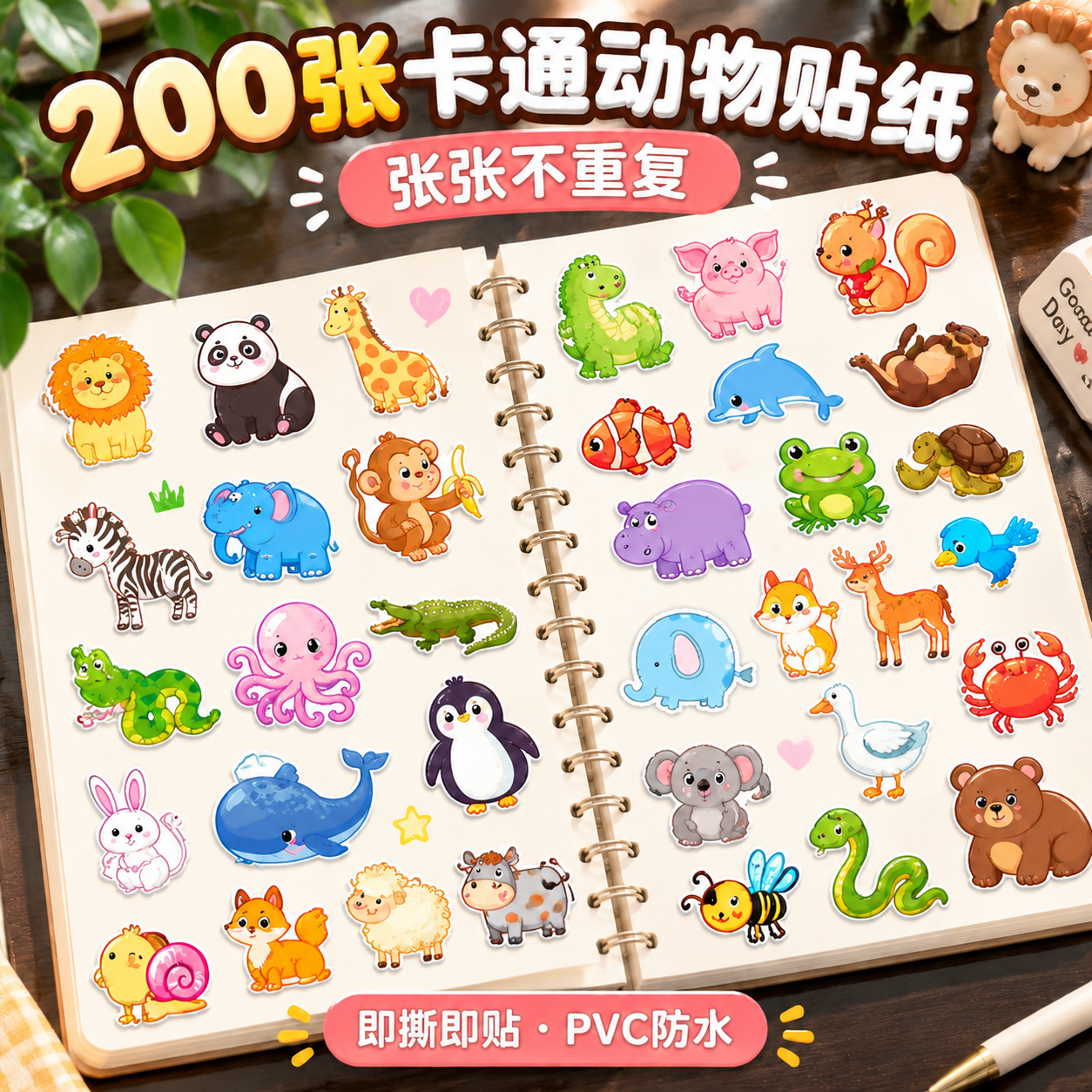 保持图1整体画面、构图、手账本、背景、摆件、文字排版和其他所有… - 图片创意预览