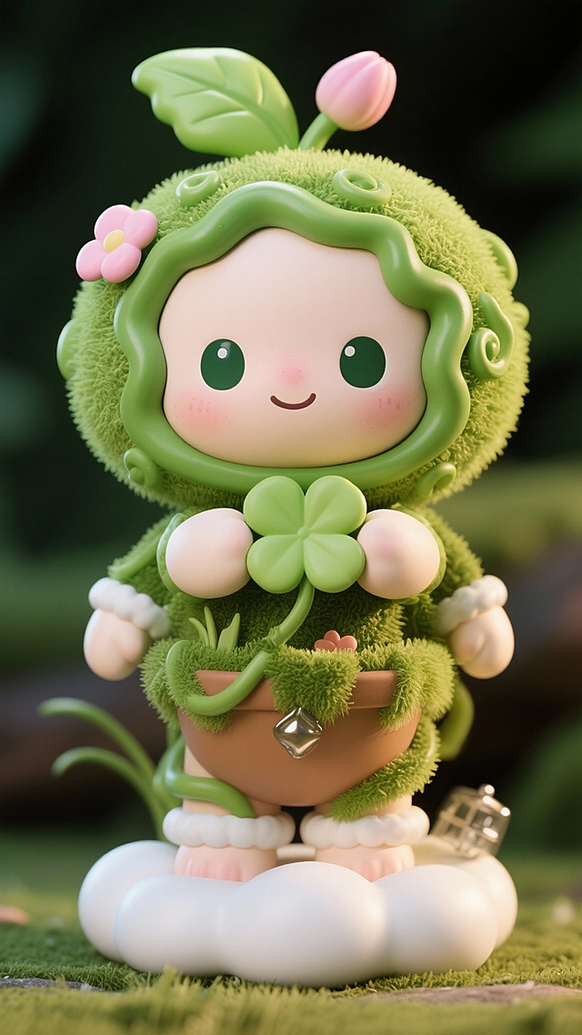 再将形象细节化，更可爱卡通化