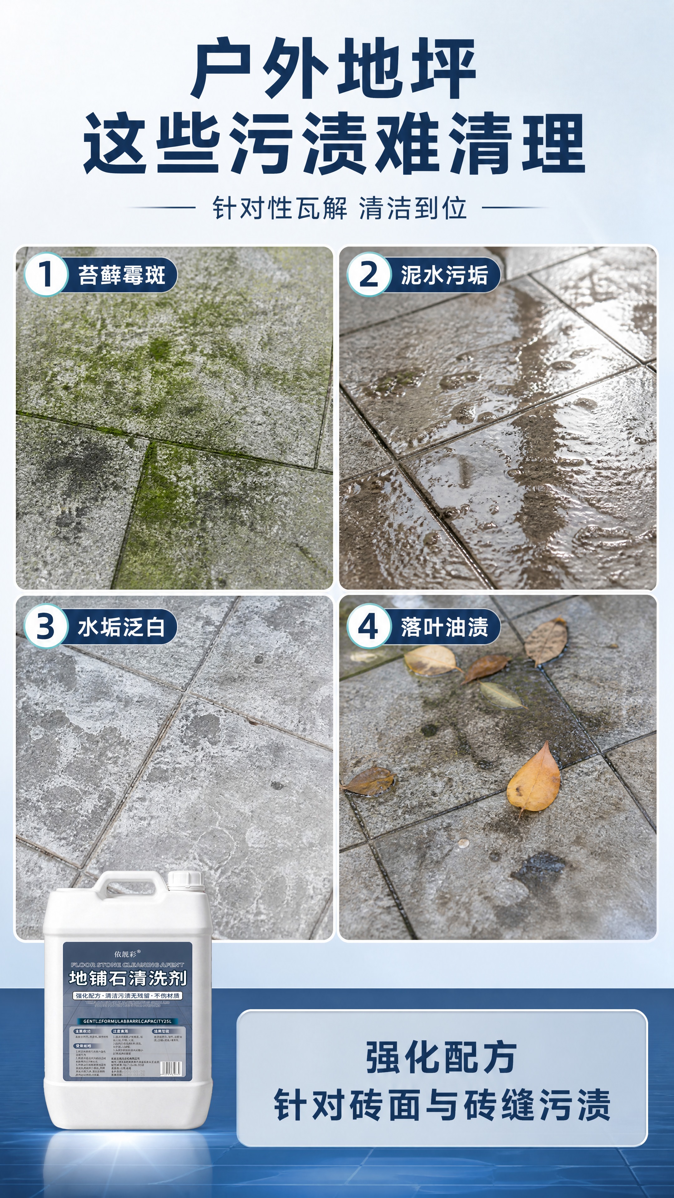 [商品] 使用【图1】依靓彩地铺石清洗剂：白色 3.5L 方形… - 图片创意预览