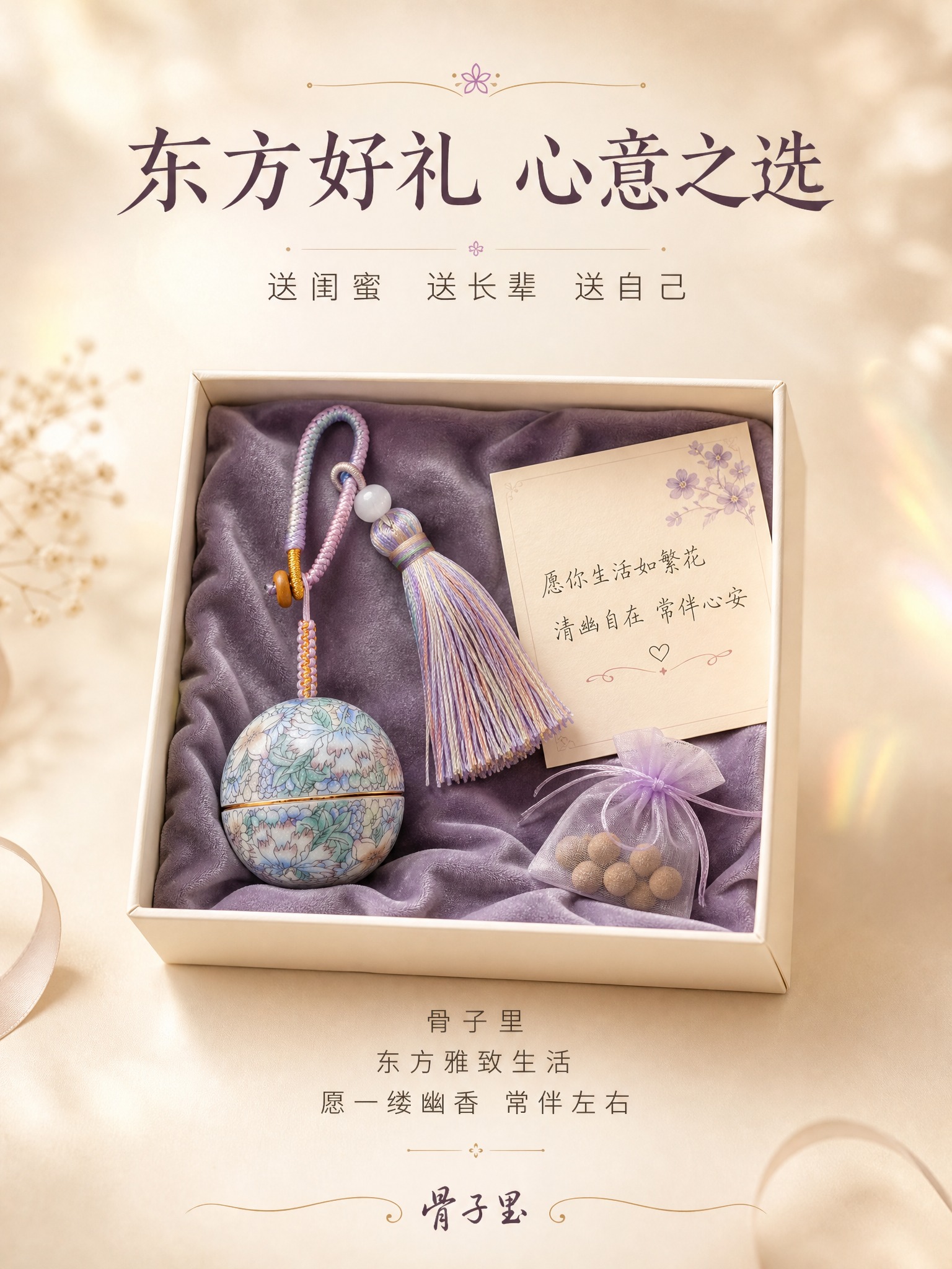 [商品] 使用【图1】骨子里 国风繁花香囊球挂饰；保留球形繁花… - 图片创意预览